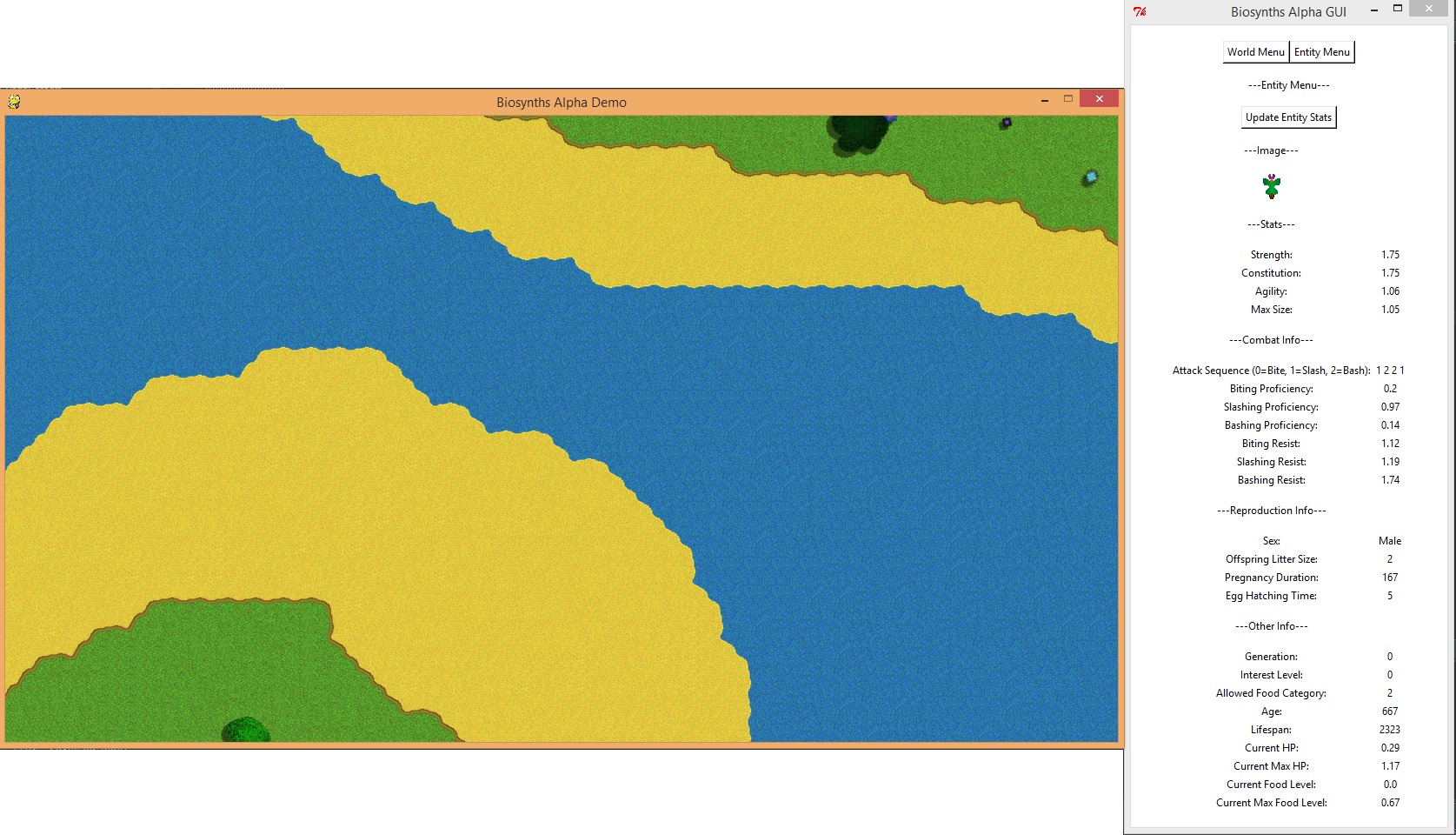Biosynths (Evolution/Artificial Life Sim with proc gen) Alpha Demo ...